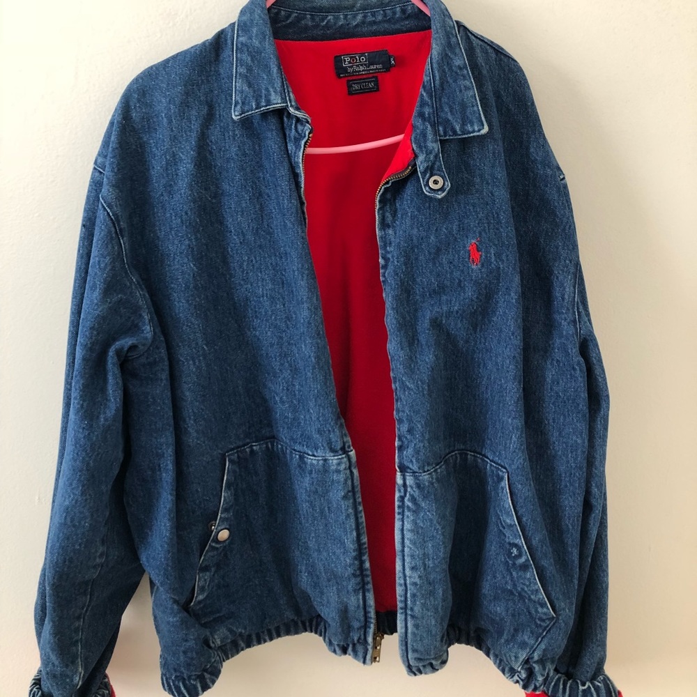 Vintage polo denim jacket